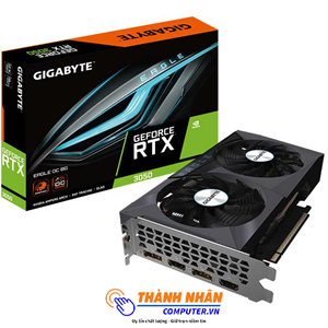 VGA Gigabyte RTX 3050 8G GDDR6 EAGLE OC (GV-N3050EAGLE OC-8GD ) New 100%