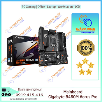 Mainboard Gigabyte B460M AORUS PRO (Intel B460, Socket 1200, m-ATX, 4 khe RAM DDR4) New Fullbox