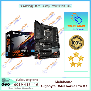 Mainboard Gigabyte B560 Aorus Pro AX (B560 AORUS PRO AX) New Fullbox