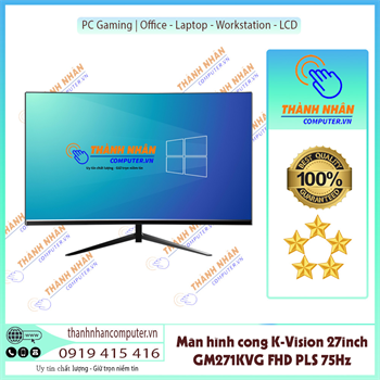 Màn Hình Cong full viền K-Vision GM271KVG GM241CVG New FullBox