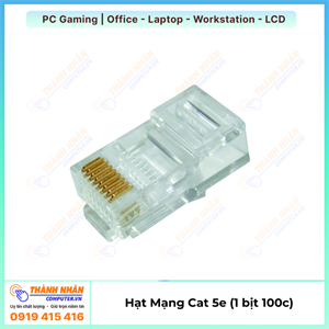 Hạt mạng RJ45 Cat5e 100c/túi