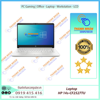 Laptop HP 14s-CF2527TU  I3(10110U) Gam 4G SSD 256GB 14” HD Win 11 Silver New Fullbox