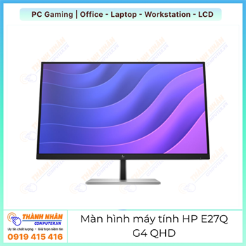 Màn hình HP E27Q G4 (27 inch/QHD/IPS/60Hz/250 nits/USB) Like new