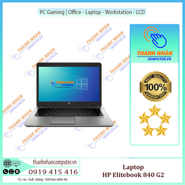 Hp Elitebook 840 G2 - i5 5300 / 4GB / SSD 120GB / 14"