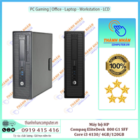 Máy bộ HP Compaq EliteDesk 800 G1 SFF  Core i3 4130/ 4GB/120GB