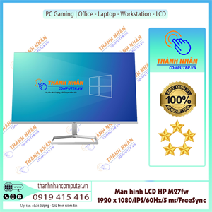 Màn hình LCD HP M27fw (1920 x 1080/IPS/60Hz/5 ms/FreeSync)