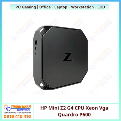 PC HP Mini Z2 G4 CPU Xeon 2136 Ram 16GB NvMe 512GB Vga Quardro