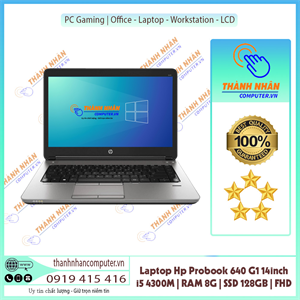 Laptop Hp Probook 640 G1 i7 4600M | RAM 8G | SSD 256GB | 14.0” HD