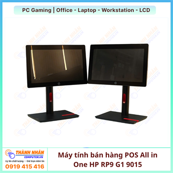 HP RP9 G1 9015 – Máy tính bán hàng POS All in One Core i3/i5/i7 Gen6 8GB 256GB Màn 15.6 Cảm ứng 