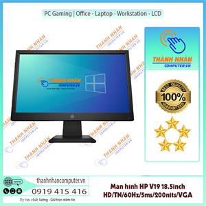 Màn hình HP V19 (18.5inch/HD/TN/60Hz/5ms/200nits/VGA)