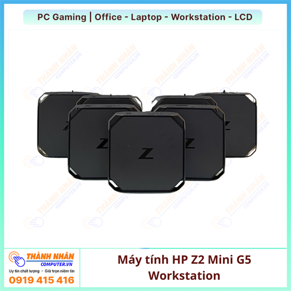 HP Z2 Mini G5 Workstation (Xeon W-1250, Ram 16Gb Nvme 256Gb Vga P620 4GB)