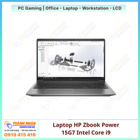 Laptop HP ZBook Power 15 G7 Core i9 Ram 16 SSD 512Gb Vga T2000 [QSD]