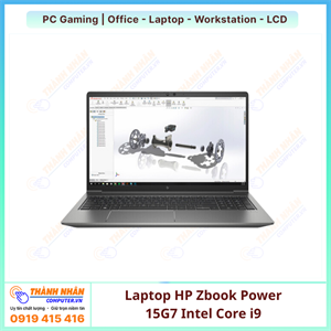 Laptop HP ZBook Power 15 G7 Core i9 Ram 16 SSD 512Gb Vga T2000 [QSD]