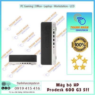 Máy bộ HP Compaq Prodesk 600 G3 SFF Intel Gen 6 Ram 8GB SSD 240GB Renew FULL BOX