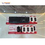 Combo bàn phím và chuột IP-Link IP-M01 (USB | Bảo hành 12 tháng | Black) Có tách lẻ