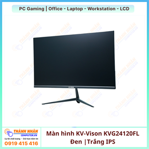 Màn hình KV-Vison KVG24120FL -  Đen |Trắng 24 inch, 120Hz, FHD, IPS, Phẳng