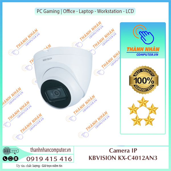 Camera IP 4MP KBVISION KX-C4012AN3 New Fullbox