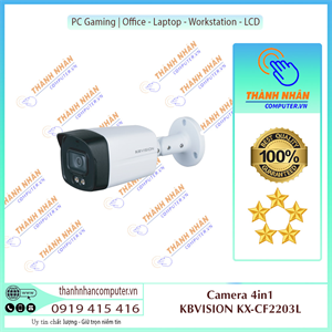 Camera 4in1 2MP Full Color KBVISION KX-CF2203L New Fullbox