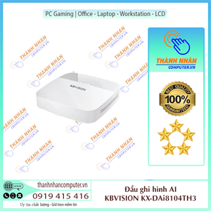 Đầu ghi hình AI 4 kênh KBVISION KX-DAi8104TH3 New Fullbox