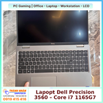 Dell Precision 3560 Core i7-1165G7 16GB 256GB Quadro T500 15.6 FHD QSD