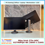 Màn hình AOC U2790PQU 27 inch 4K UHD IPS 60Hz QSD