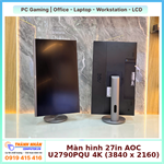 Màn hình AOC U2790PQU 27 inch 4K UHD IPS 60Hz QSD