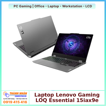 Laptop Lenovo LOQ Essential 15IAX9E 83LK0079VN Core i5-12450HX 16GB 512GB RTX 3050 6GB 15.6 inch FHD 144Hz