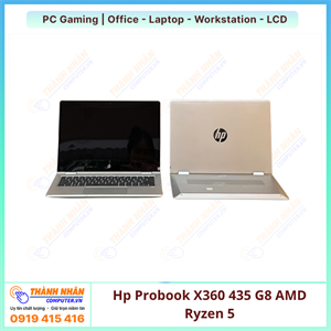 Hp Probook X360 435 G8 AMD Ryzen 5 - 5600U, 8GB, 256G, 13.3 Full HD Cảm Ứng QSD