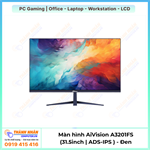 Màn hình AiVision 32inch A3201FS ( | FHD |IPS | 75Hz | 1ms | ĐEN TRẮNG)