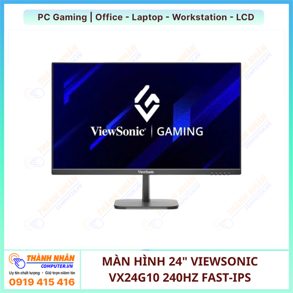 Màn Hình Viewsonic VX24G10 24" FHD 240HZ FAST-IPS HDR10 SRGB New Fullbox