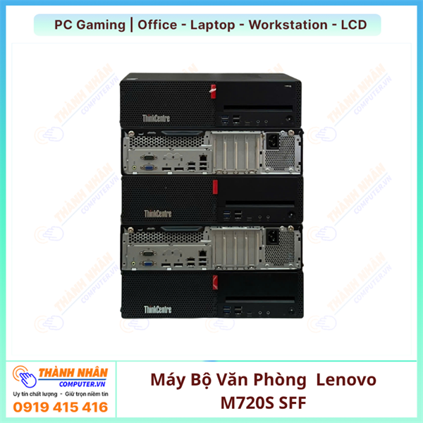 Máy Bộ Văn Phòng Lenovo M720S SFF Core i7 8700 Ram 8GB SSD 256Gb