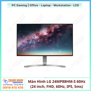 Màn Hình LG 24MP88HM-S  (24 inch, 1920 × 1080, 60Hz, IPS, 5ms, 60Hz) QSD