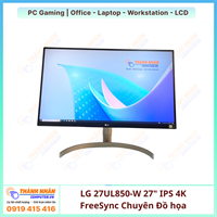 Màn hình LG 27UL850-W 27" IPS 4K FreeSync HDR Chuyên Đồ họa