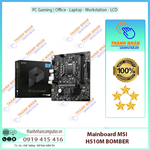 Mainboard MSI H510M BOMBER (Intel® H510, Socket LGA 1200, Mirco-ATX, 2 khe Ram DDR4) New Fullbox