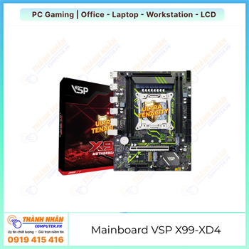 Mainboard VSP X99-XD4 (Intel LGA2011-3, Xeon E5 V3/V4, DDR4)