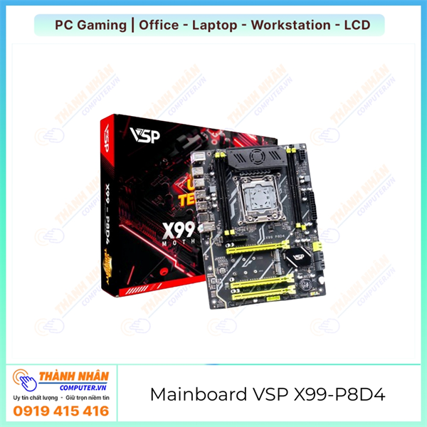 Main VSP X99-P8D4 ( Intel LGA2011-v3/v4, DDR4, ATX ) New