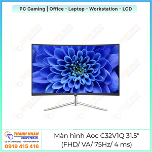 Màn hình Aoc C32V1Q 31.5" (FHD 1920 x 1080/ VA/ 75Hz/ 4 ms) Like new
