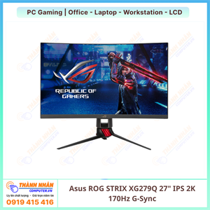 Màn hình Asus ROG STRIX XG279Q 27" IPS 2K 170Hz G-Sync [Hàng Mới]