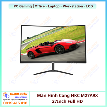 Màn Hình Cong HKC M27A9X Black ( 75Hz | IPS | Full HD | 27 inch ) Like new