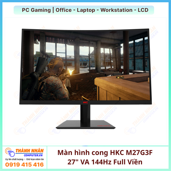 Màn hình cong HKC M27G3F 27" VA 144Hz Full Viền Chuyên Game Like New