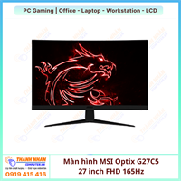 Màn Hình Gaming MSI Optix G27C5 27 inch FHD 165Hz VA Like New