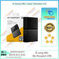 Ổ cứng WD My Passport 4TB WDBYFT0040BBK Black New 100% FullBox