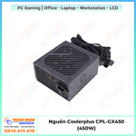 Bộ Nguồn Máy Tính Coolerplus CPL-GX450 (450W) - Chính Hãng