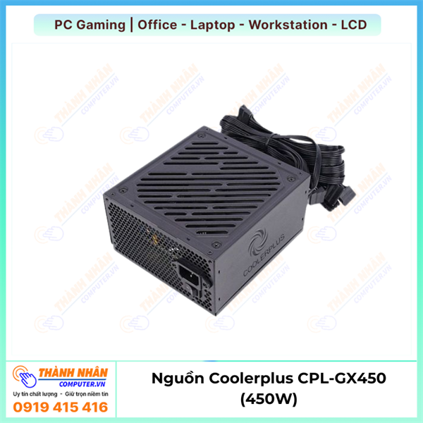 Bộ Nguồn Máy Tính Coolerplus CPL-GX450 (450W) - Chính Hãng