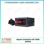 Nguồn máy tính Coolerplus CPL-S650 (650W) Chuẩn CE, Rohs, Active PFC