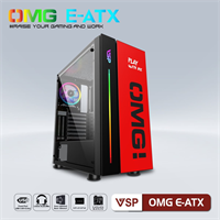 Vỏ máy tính Xigmatek OMG EN45244 Mid Tower (Đỏ/đen) New FullBox
