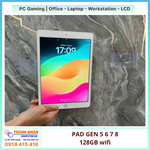 Ipad Gen 5 6 7 8 (2019 - 2020) Bộ nhớ trong 128GB Wifi QSD