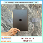 Ipad Gen 5 6 7 8 (2019 - 2020) Bộ nhớ trong 128GB Wifi QSD