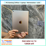 Ipad Gen 5 6 7 8 (2019 - 2020) Bộ nhớ trong 128GB Wifi QSD