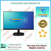 Màn hình LCD PHILIPS 24 Inch Full HD 243V7Q (1920x1080/IPS/60Hz/5ms)  98% .